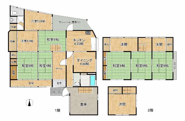 Floor plan for Empty home in Japan