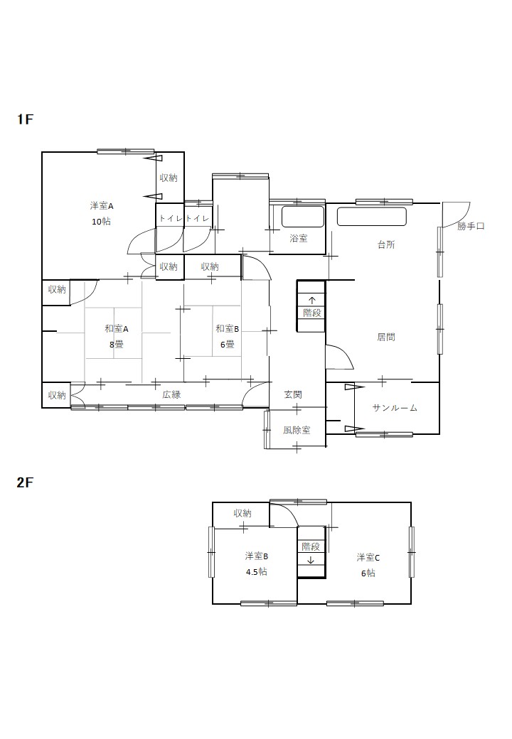 Floor plan for Empty home in Japan