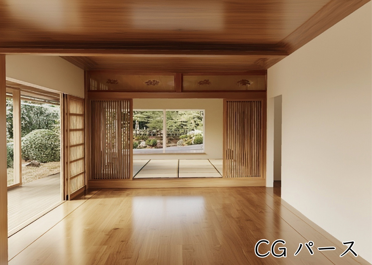 1990s wood house on a large plot in Tochigi