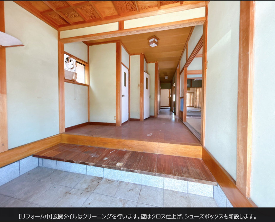 1960s wood house in Amino, Kyotango, farmland, approval needed
