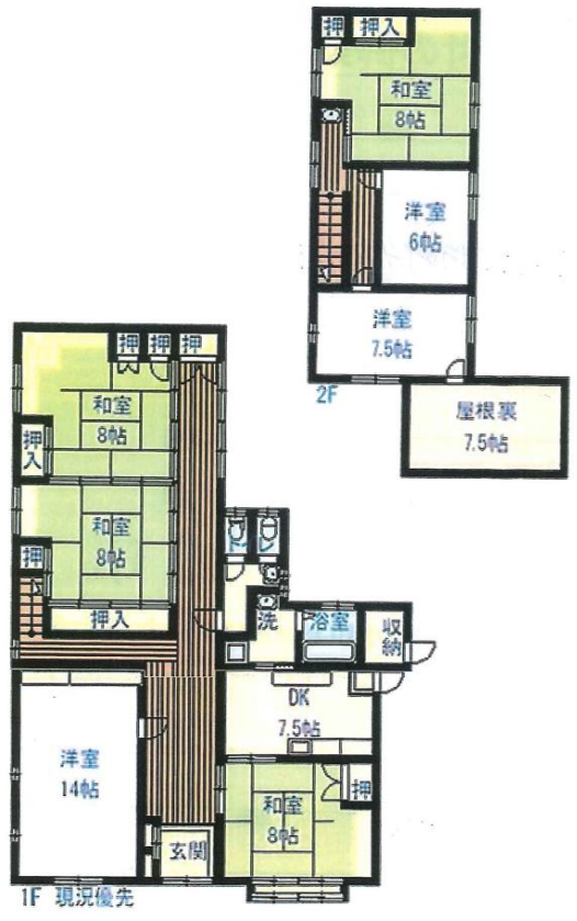 Floor plan for Empty home in Japan