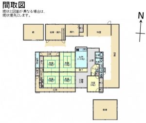 Floor plan for Wood house, 12-min walk to station, Toda, Fukuchiyama