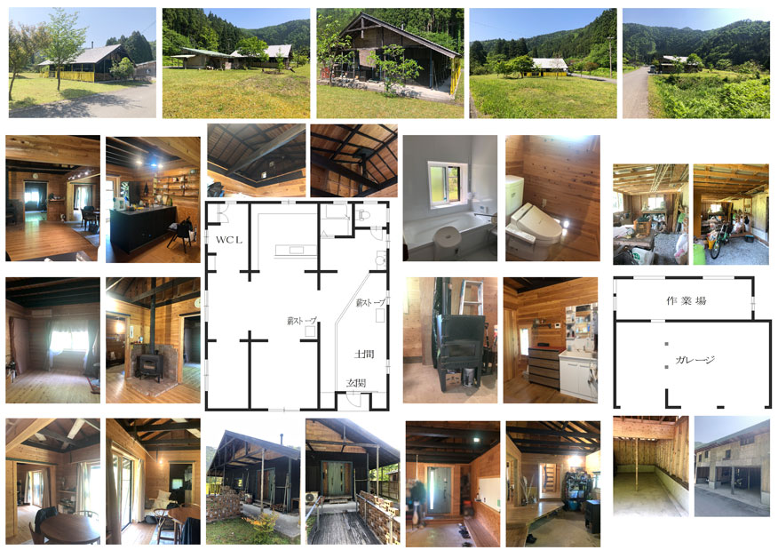 2010s wood house with storehouses in Miyama, Nantan