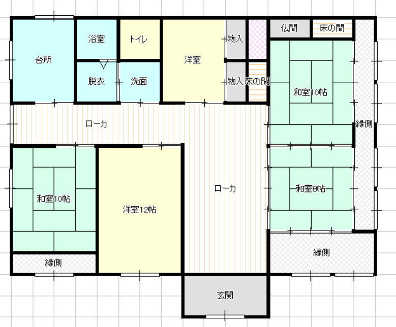 Floor plan for House in Oita