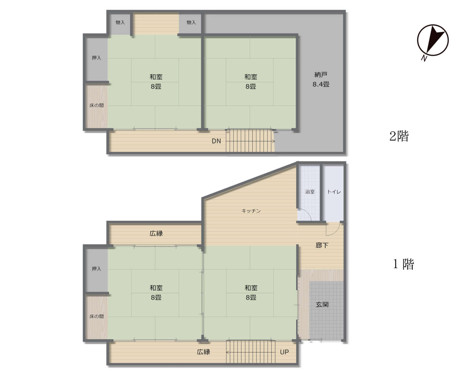 Floor plan for Wood house in Hyogo
