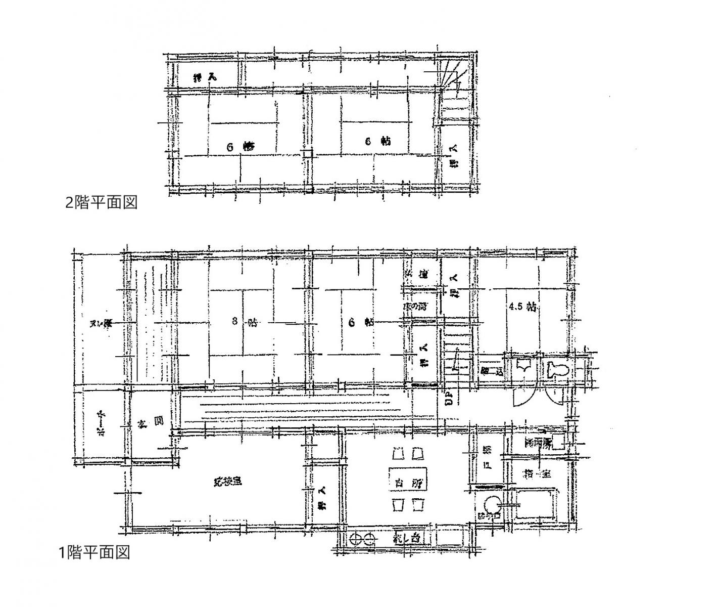 Floor plan for 1970s house, 12-min walk to station, Yamagata