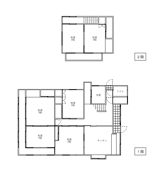 Floor plan for Empty home in Japan