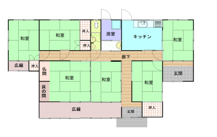 Floor plan for 1980s house in Osumi, Soo, farmland, approval needed