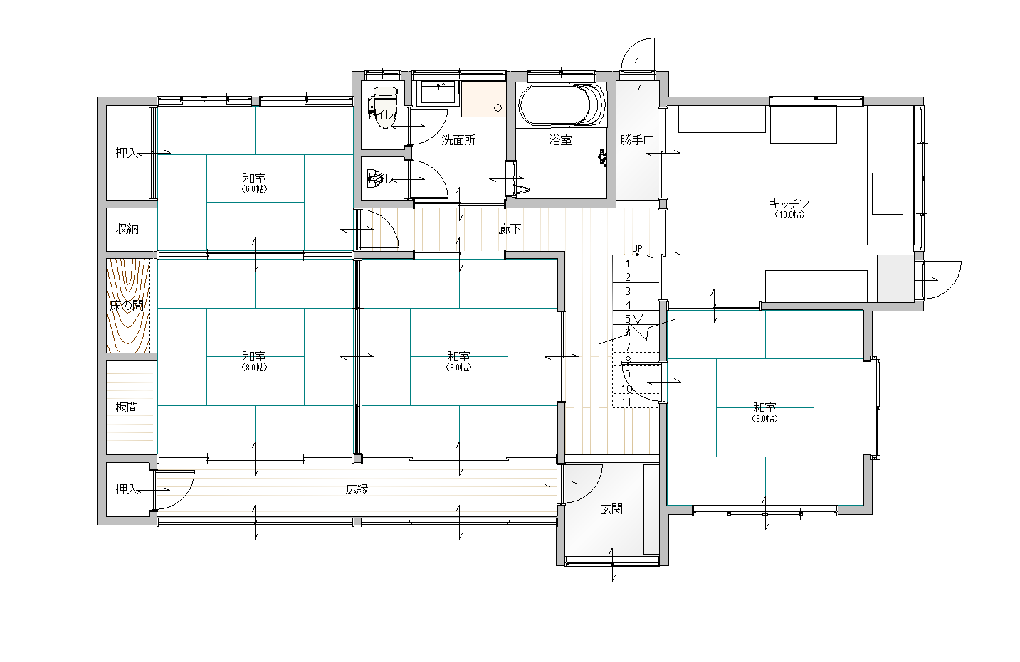 Floor plan for Wood house in Nagano