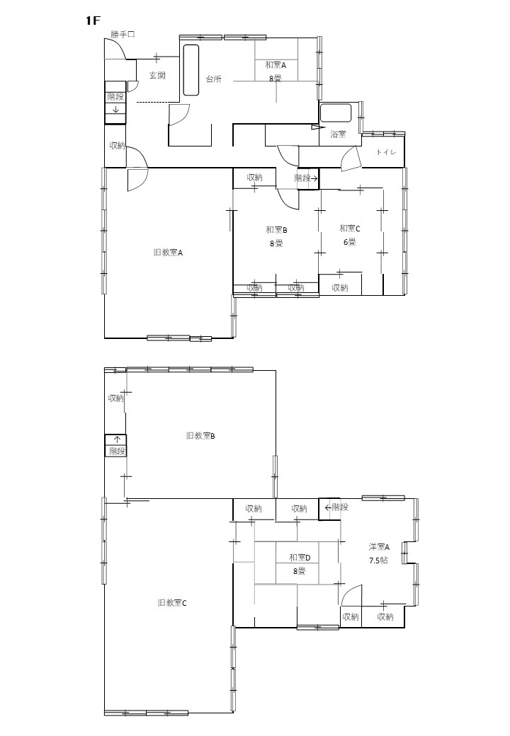 Floor plan for Empty home in Japan