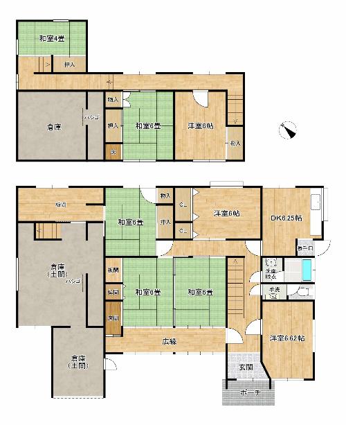 Floor plan for NO.74 Kamitakino