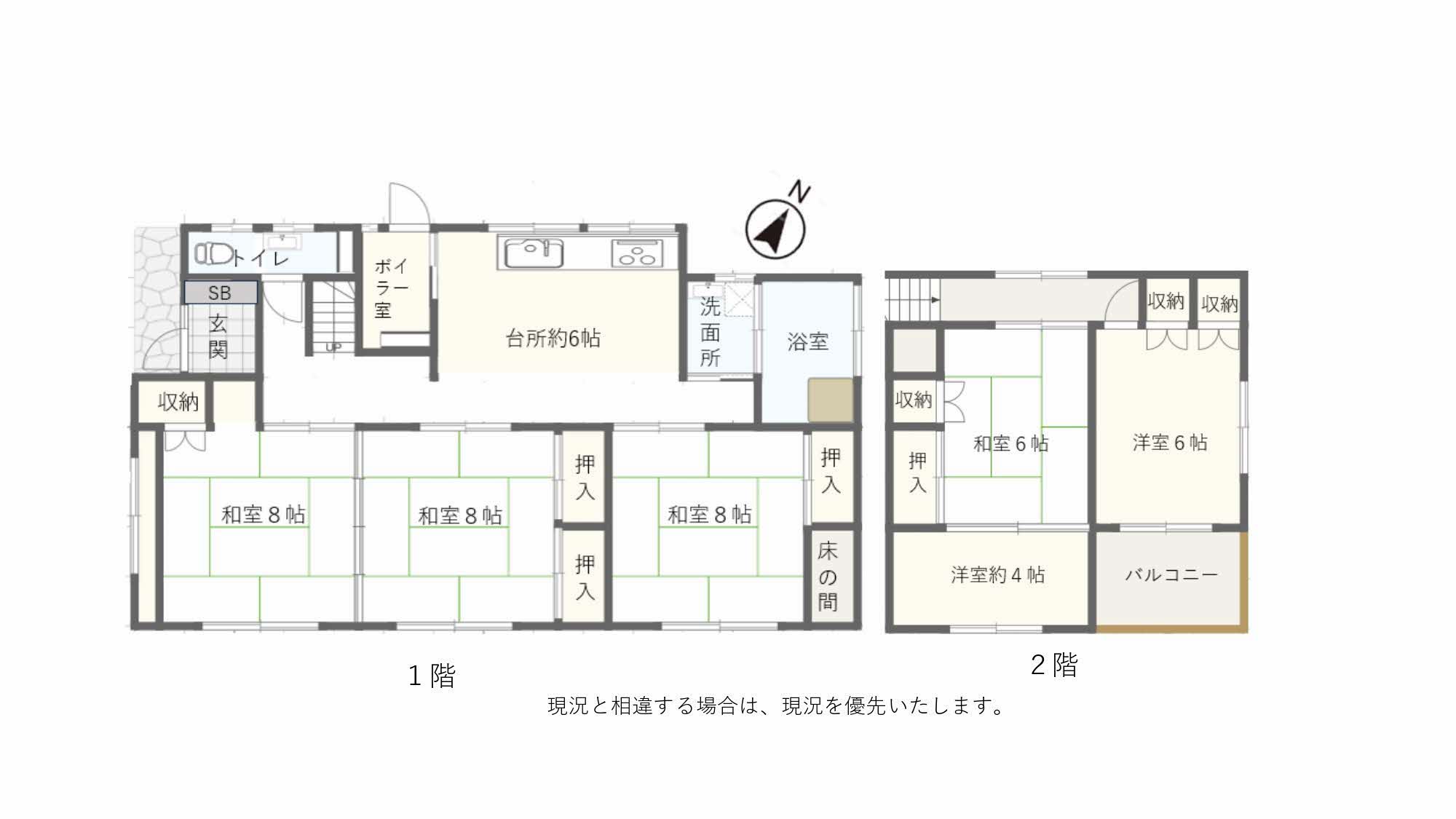 Floor plan for Empty home in Japan