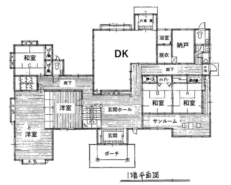 Floor plan for House 72 (Minami-wari District)