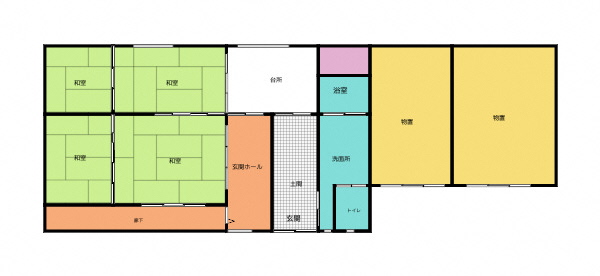 Floor plan for Wood house in Iwate