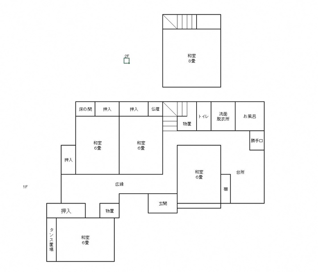 Floor plan for Empty home in Japan