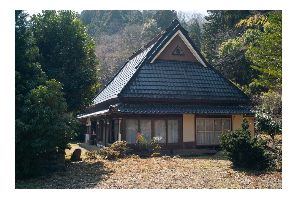 Wood house with storehouses in Ayabe, Kyoto