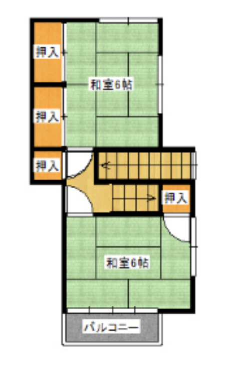 Floor plan for 1960s wood house in Kumamoto