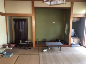 Wood house on a large plot in Niigata