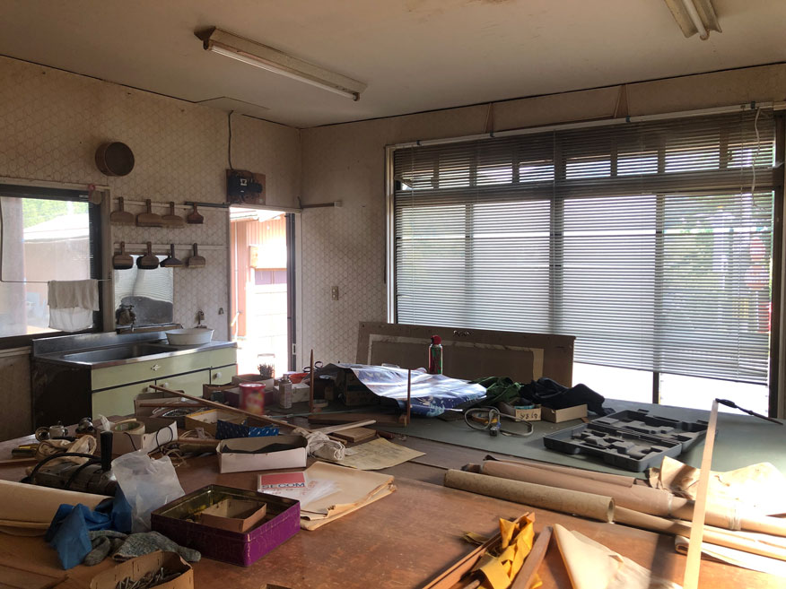 1980s wood house with outbuildings in Miyama, Nantan