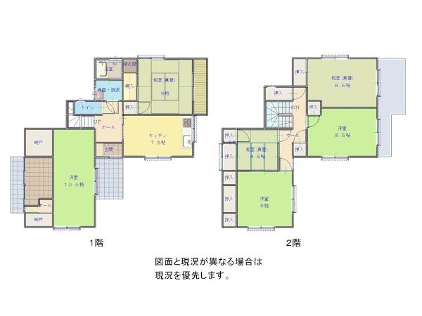 Floor plan for 1980s house in Komoro