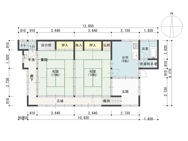 Floor plan for 1960s wood house in Nagano