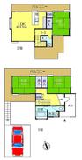 Floor plan for 1980s wood house in Shizuoka
