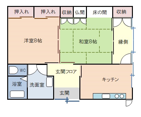 Floor plan for No.383 Shimotsutsuga (Sale)