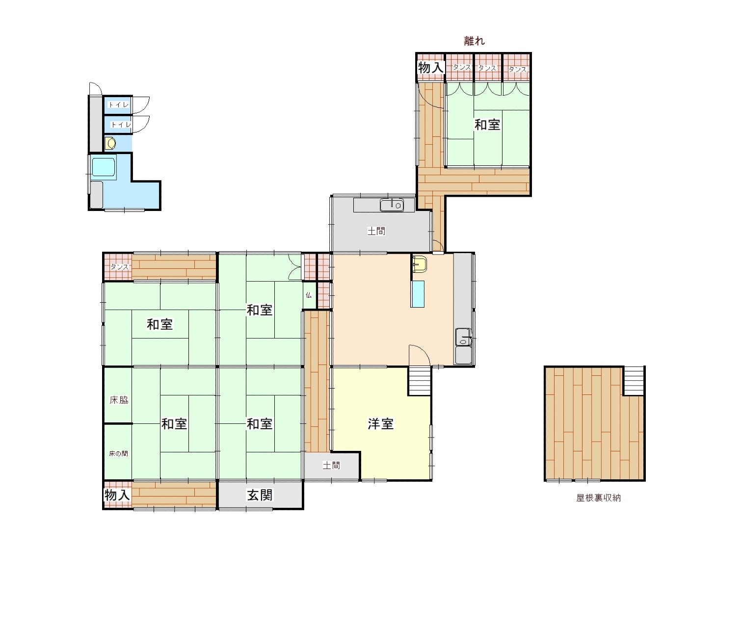 Wood house on a large plot in Kochi