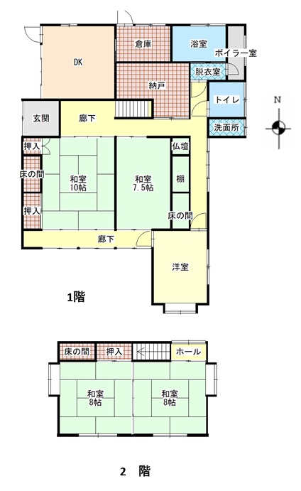 Floor plan for Empty home in Japan