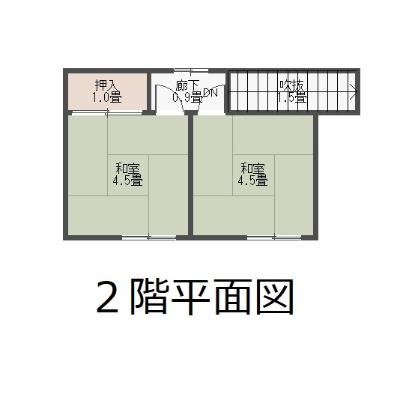 Floor plan for 1970s wood house in Hyogo