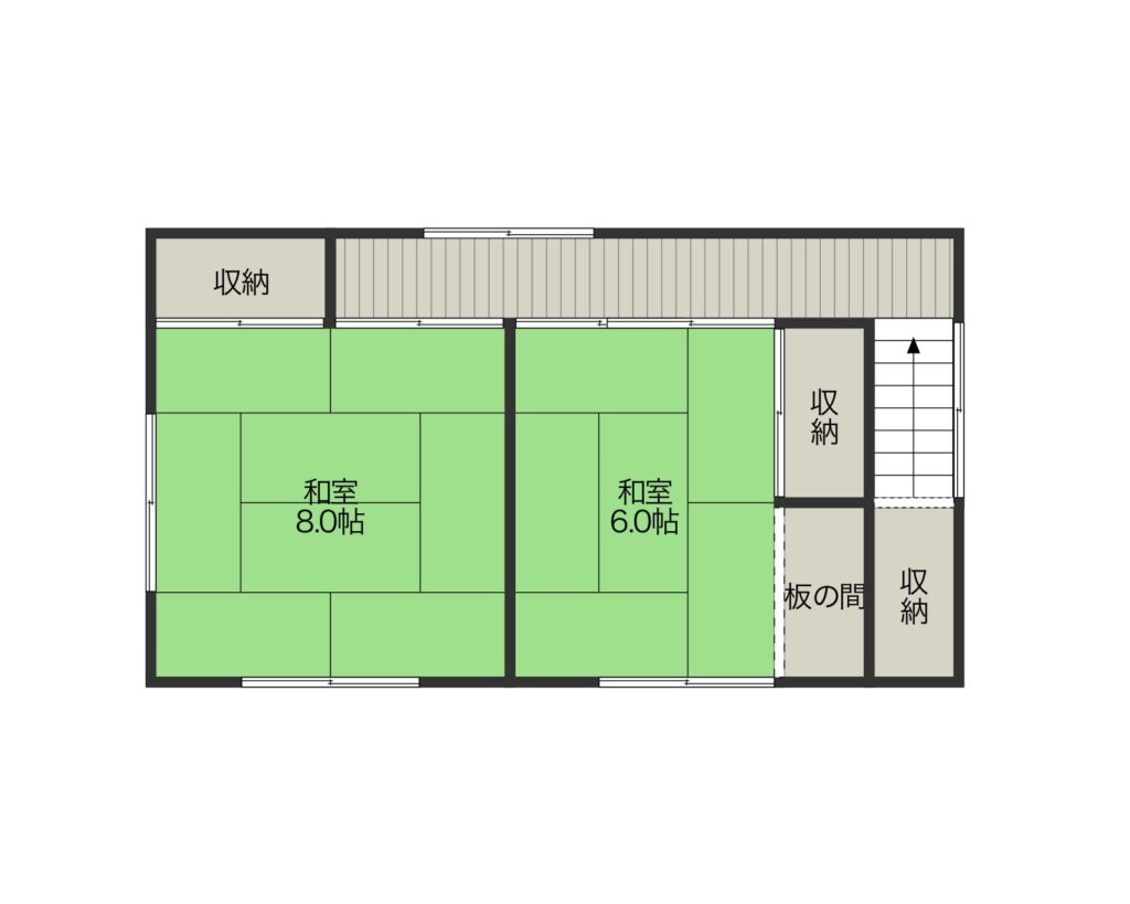 Floor plan for 15 minutes by car to Hachi-kita! Detached house with garden, slightly removed from the village