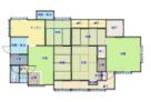 Floor plan for Single-story house with vegetable garden and parking