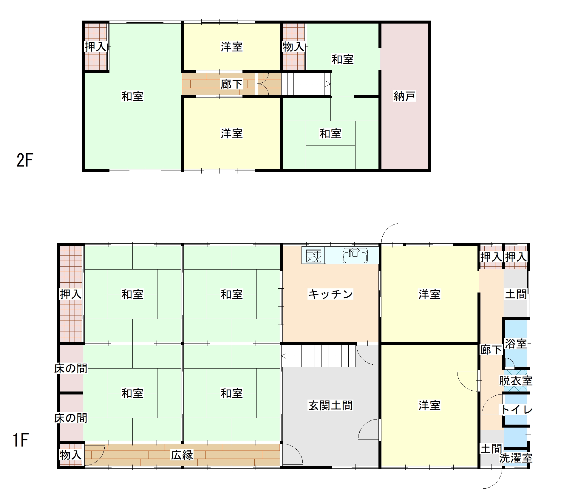 Floor plan for 1920s wood house on a large plot in Gifu