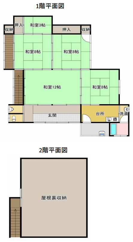 Floor plan for Empty home in Japan