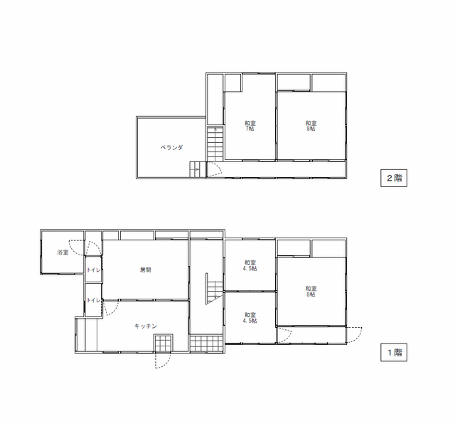 Floor plan for Empty home in Japan