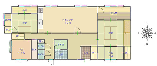1970s wood house on a large plot in Nara