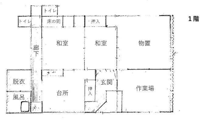 Floor plan for Property 114 (Kamiho Ward)