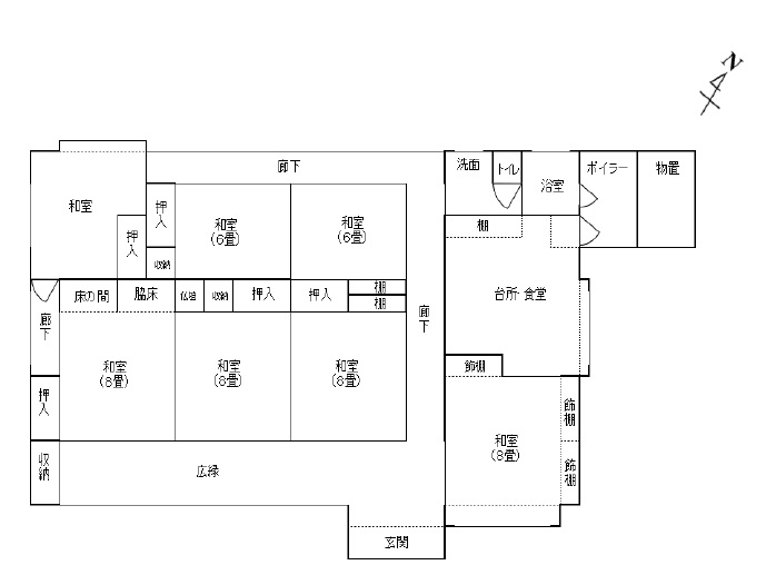 Empty home in Japan