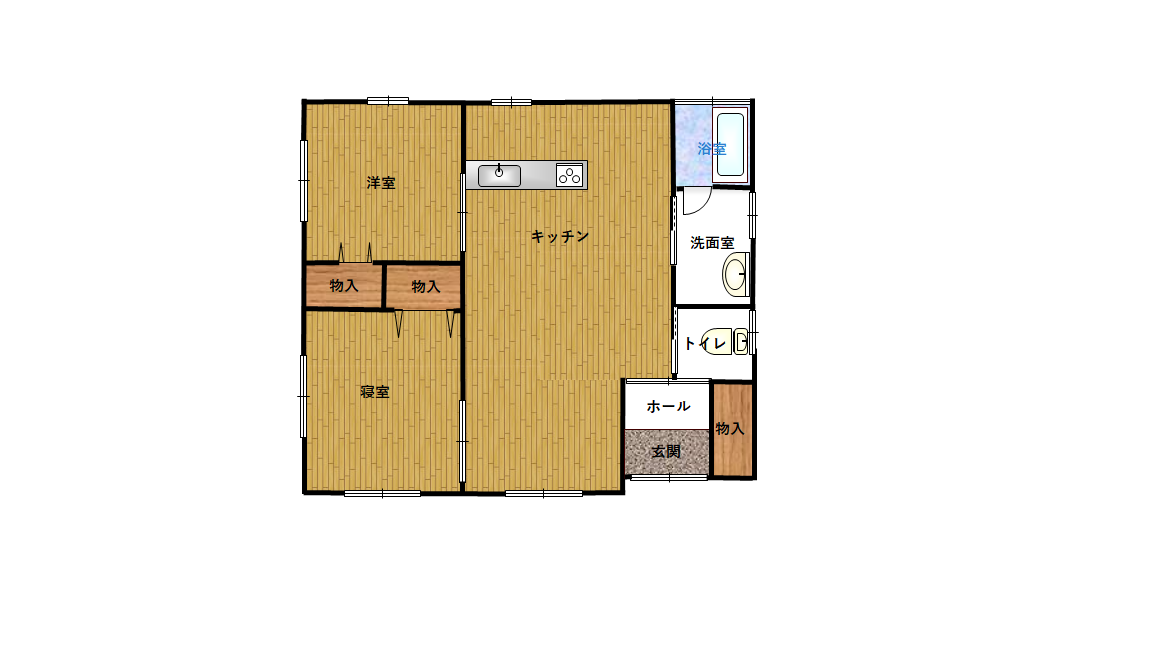 Floor plan for 2010s wood house, 19-min walk to station, Kumamoto
