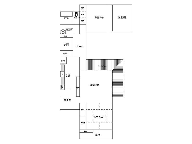 1980s wood house on a large plot in Iwate