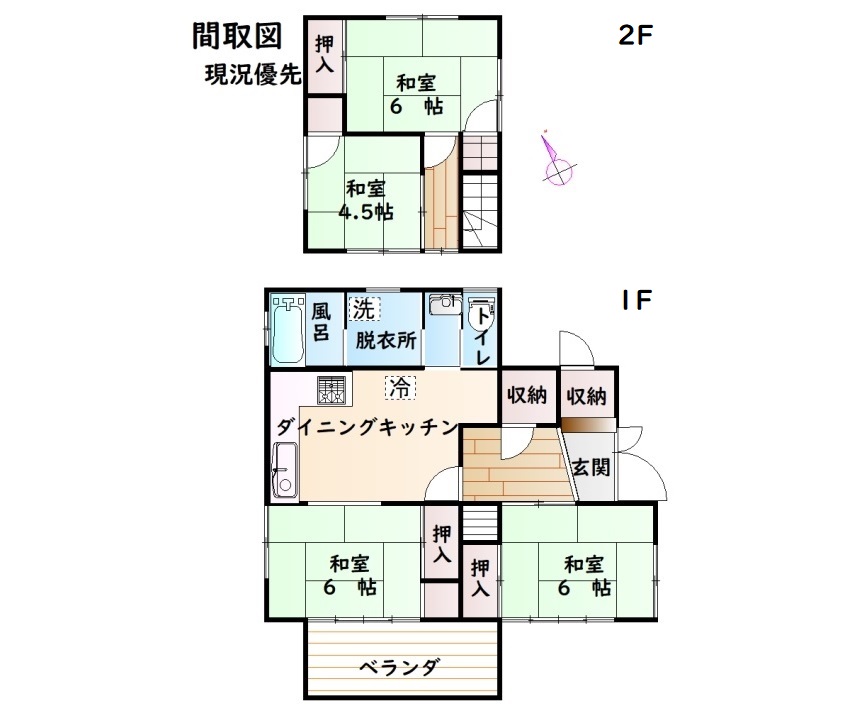 Floor plan for Empty home in Japan