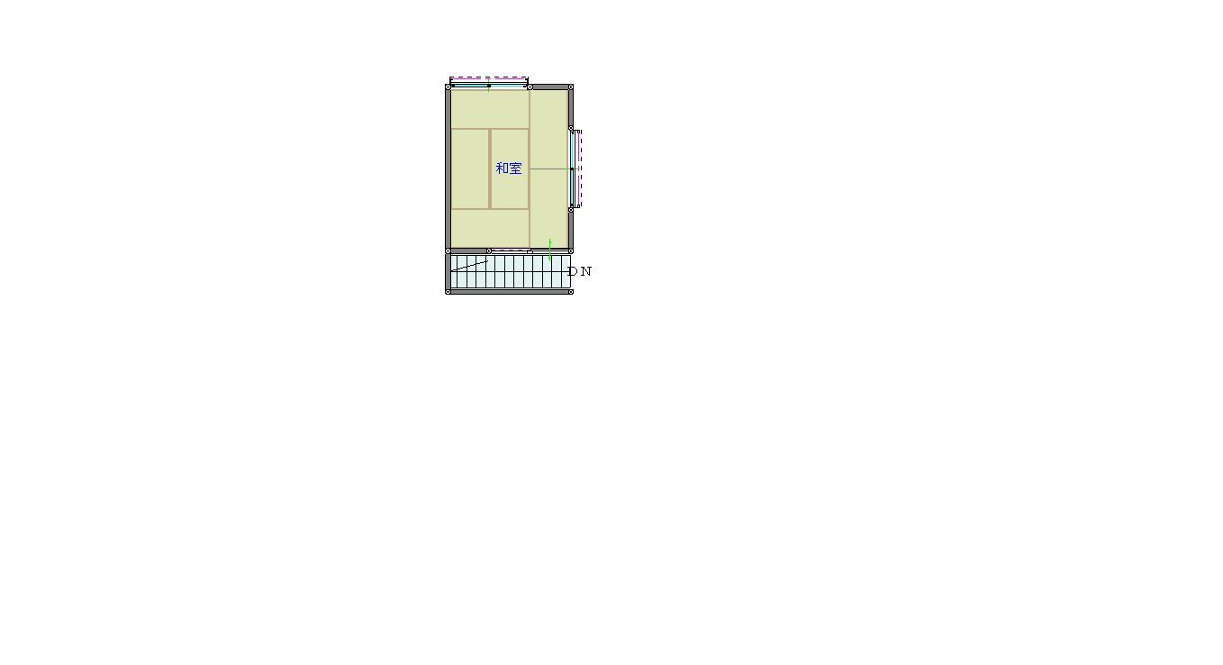 Floor plan for 1960s wood house in Tokushima