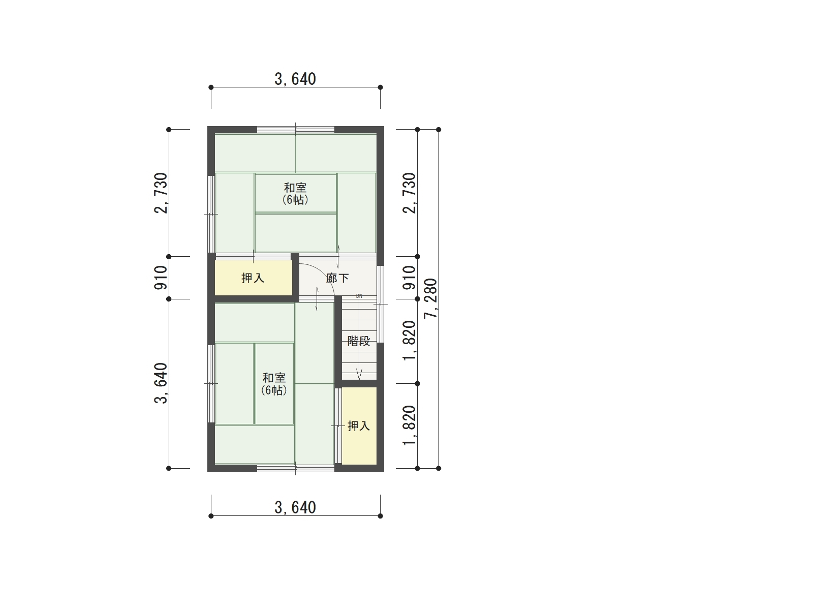 Floor plan for 1970s wood house on a large plot in Nagano