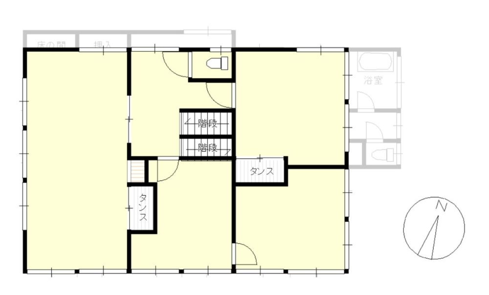 Floor plan for Wood house in Gunma