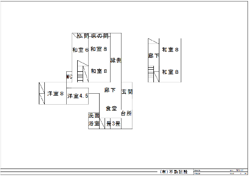 Floor plan for Wood house, 11-min walk to station, Fukui