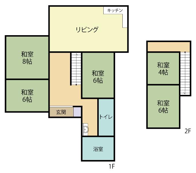 1970s wood house with storehouses in Kagawa