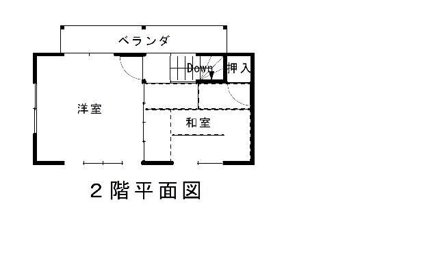 Floor plan for Wood house, 20-min walk to station, Nagasaki