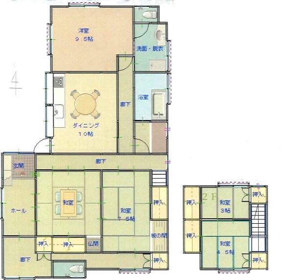 Floor plan for Property Registration No. 0236 - 890,000 yen Bargain Property! Excellent Location and Convenience!