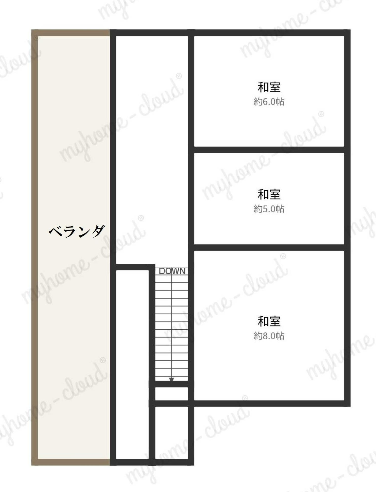 Floor plan for Wood house in Miyazaki