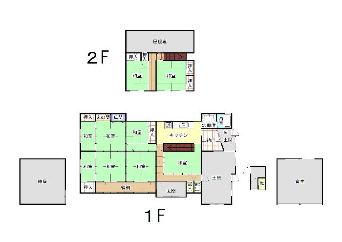 Floor plan for Empty home in Japan
